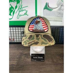 3D Eagle America USA Flag Camo Hat